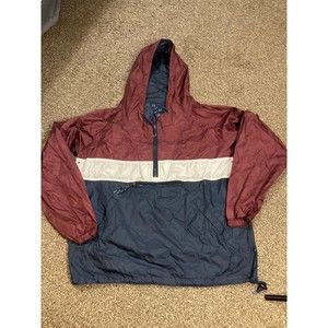 Vintage gap anorak windbreaker rain jacket tricolored size medium